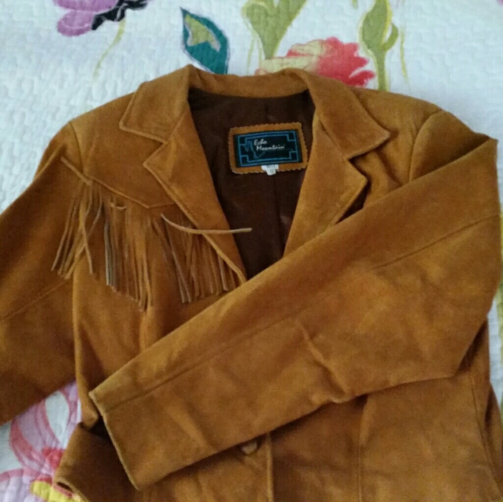 Vintage '80's Western Suede Bolero Jacket